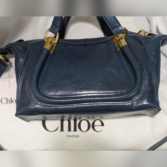 XMas Sale! Get It B4 It's Gone! Chloé Shoulder Bag In Tapestry Blue NWT - Picture 7 of 16